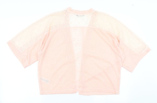 Dorothy Perkins Womens Pink Round Neck Polyester Blend Cardigan Size 10 - Picture 2 of 12