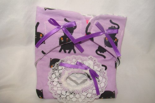 Xsmall Reusable Female dog Diapers,Lots of ribbon & lace! Many colors available! - Picture 12 of 12