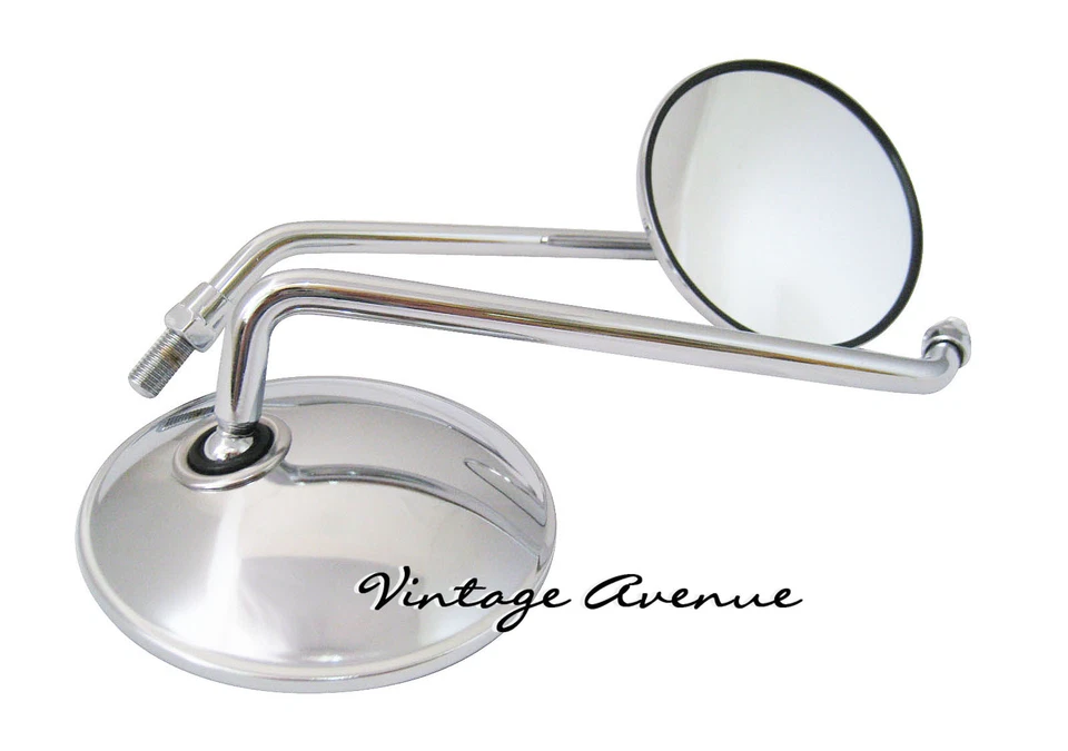 (TW273) ESPEJO YAMAHA RS100 RD125 RD200 RD250 RD350 RD400 L+R 10mm ROSCA Foto 2 de 3