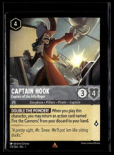 Disney Lorcana TCG Captain Hook Captain of the Jolly Roger Non Foil 173/204