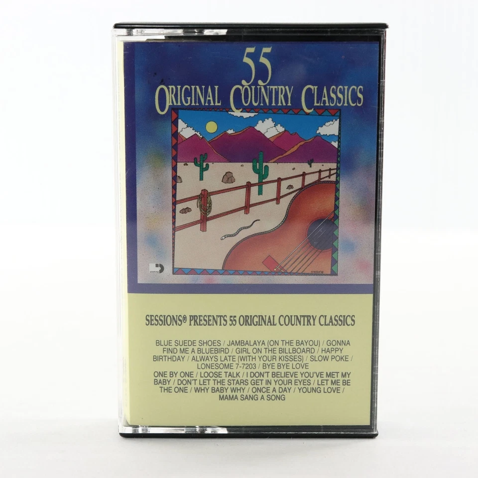 Sessions Presents: 55 Original Country Classics, 3 Cassette Tape Set 1988 Warner - Image 4 of 4