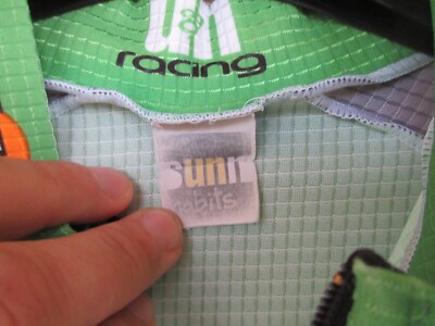 Maillot Cycliste SUNN Vert Taille L – Homme, Sans Manches En Polyester (occasion)