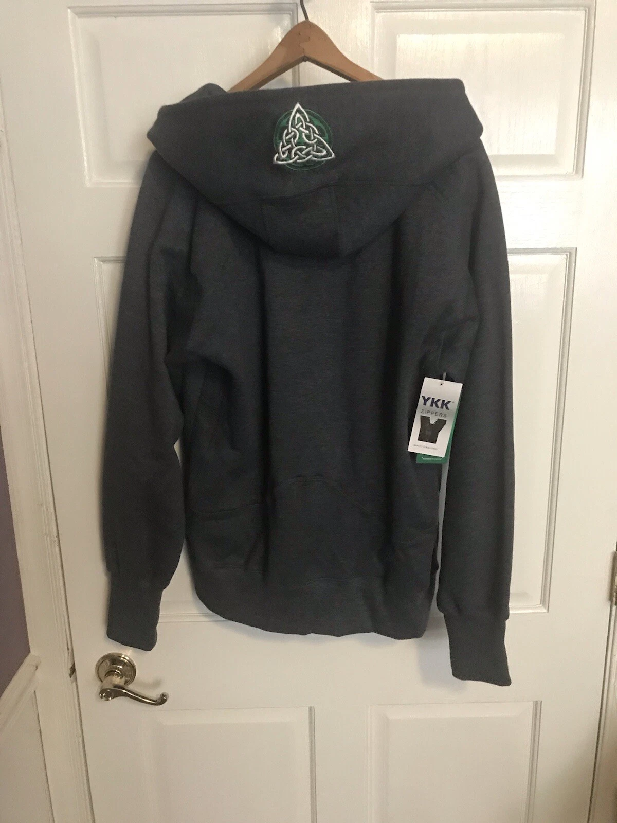 Celtic Irish Hoodie, Zip up,  XL 16-18 New Celtic  Made in Ireland 🇮🇪 NWT Tags image 2