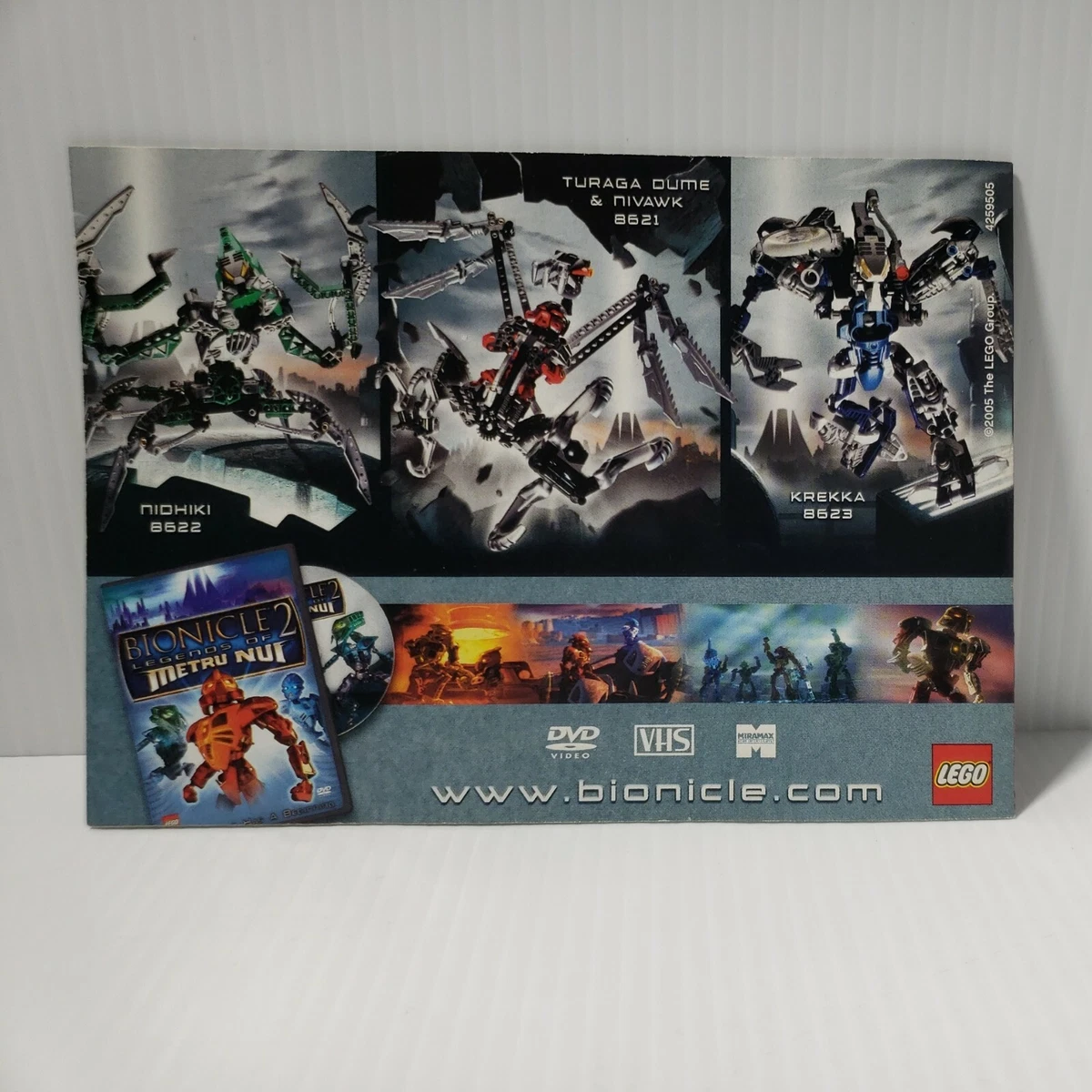 Bionicle Visorak Instructions