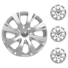 SET 4X ENJOLIVEUR DE ROUE ORIGINAL 15'' PEUGEOT 208 98084914TW NEUF