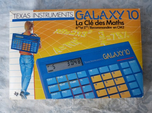 #Sasfepu# Calculatrice Texas Instruments Galaxy 10 (en boite, fonctionnelle) - Afbeelding 3 van 17
