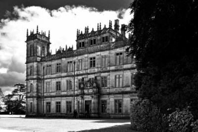 Highclere Castle Downton Abbey TV Drama Hampshire England Foto Bild