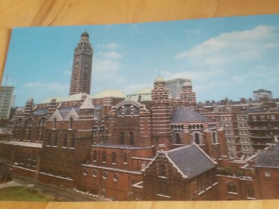 Alte Ansicht-/Postkarte, Westminster Cathedral, London  