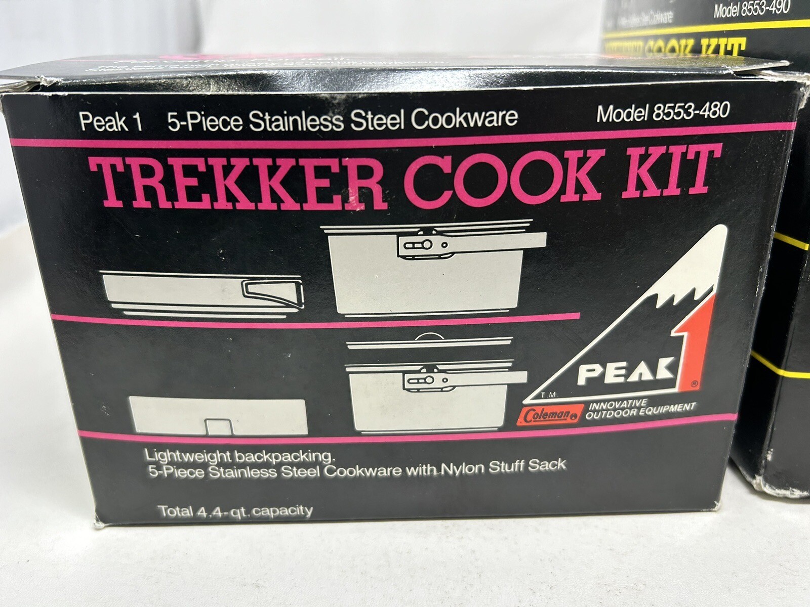 Coleman Peak 1 Outfitter & Trekker Cook Cooking Kit Stainless Steel