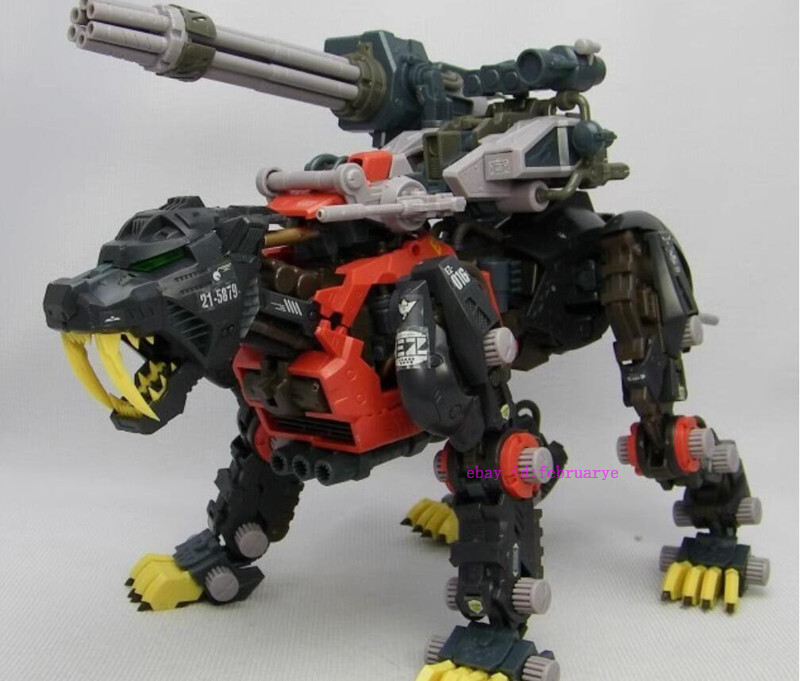 ZOIDS 1/72 HMM009 EZ-016 SABER TIGER SCHWARZ VER. Model Kit