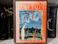 1920 Old French Fairy Tales Comtesse De Segur - Antique Illustrated Fairy Tales