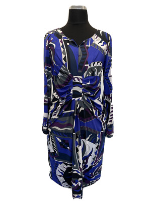 EMILIO PUCCI DAMEN KLEID DRESS WOMAN VINTAGE JHA585