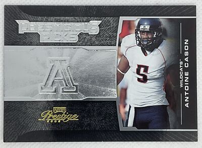 2008 Playoff Prestige #PPI-5 Antoine Cason Prestigious Picks Black /500