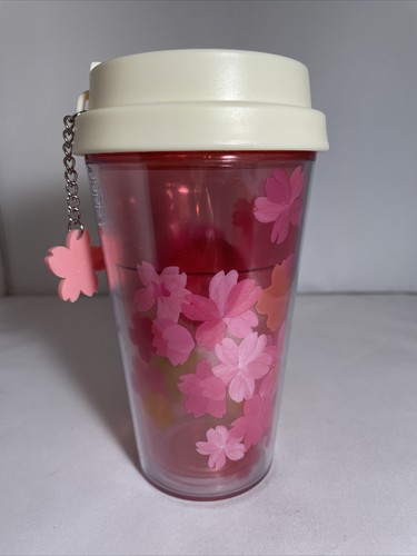 Starbucks 2010 Cherry Blossoms Sakura Japan Double Wall Tumbler - Picture 4 of 9