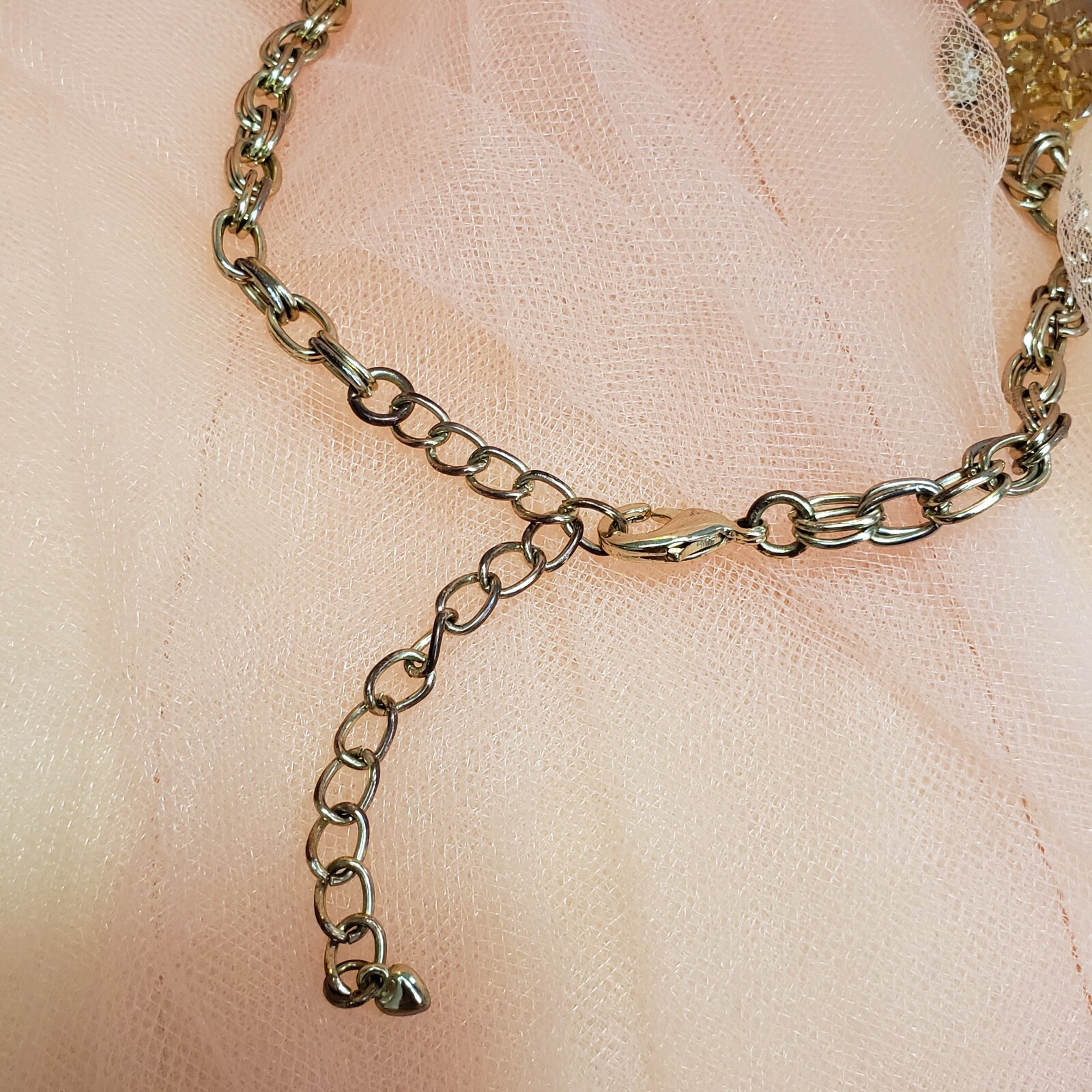 GOLD TONE RHINESTONE CHOKER STATEMENT COLLAR NECKLACE Trendy Insta BIB