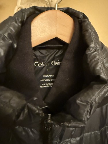 Calvin Klein Men’s Puffer Jacket | Small | Black | Packable | Removable Hood - 第 4/4 張圖片