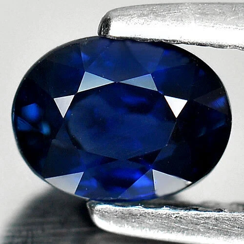 Blue Sapphire 1.19 Ct. Oval 6.5 x 4.9 Mm. Natural Gems Madagascar Heated Only - Image 4 of 4