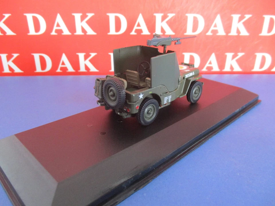 Die cast 1/43 Modellino Auto Jeep Willys Armored 82nd Airborne Division 1945 - Immagine 3 di 4