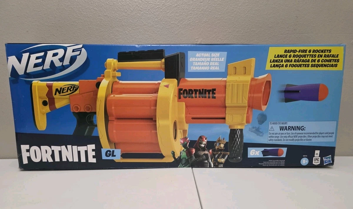 lanza cohetes lanzamisiles de fortnite nerf