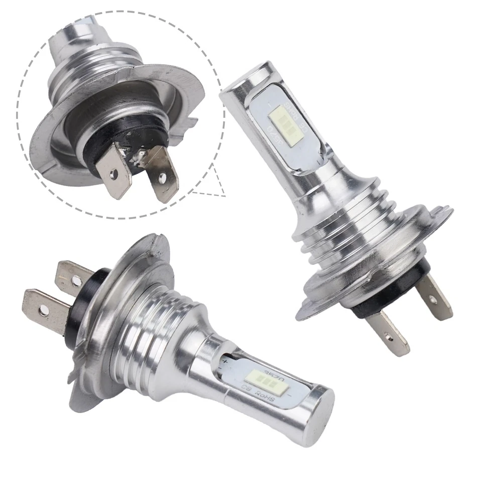 Low Temperature LED Lights Replacement 12V-24V 80W 8000LM H7 LED 8000K - Image 3 of 4