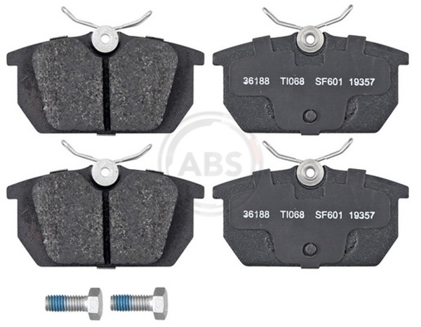 A.B.S. Bremsbelagsatz Scheibenbremse 36188 FüR Alfa Fiat Barchetta 145 Bravo 146-image
