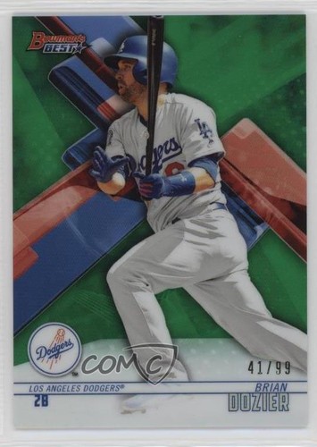 2018 Bowman's Best Green Refractor /99 Brian Dozier #20 - Zdjęcie 1 z 4
