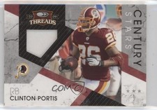2009 Donruss Threads Century Stars Materials Prime 32/50 Clinton Portis #5 n1u