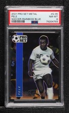 2021 Leaf Pro Set Sports Online Exclusive Soccer Blue 44/75 Pele PSA 8 09gn