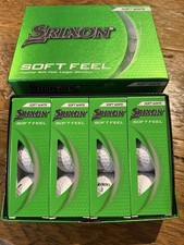Brand New Srixon Soft Feel Golf Balls White No Logos 3 Dozen