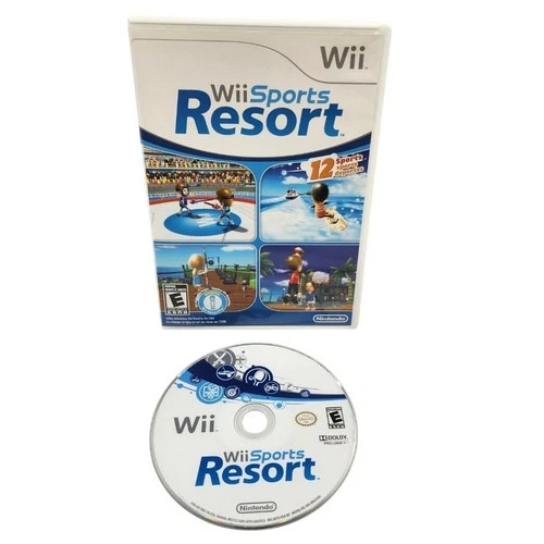 Wii Sports Resort Nintendo Wii Video Game Disc with Case RVL-RZTE-USA-B0