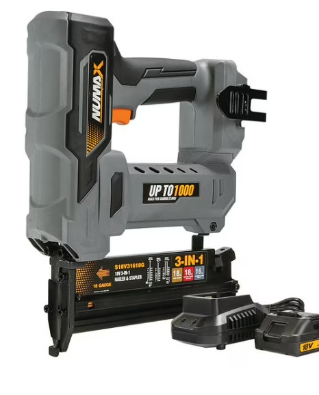 S18V31618G Numax  Cordless 3-in-1 16 and 18 Gauge 2" Finish 