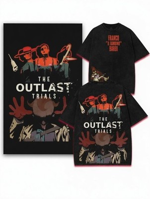 The Outlast Trials Fan Art Graphic Cotton T-Shirt Game Fan Streetwear