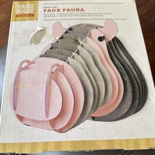 NIB 3D Wooden Art Hippo Hipster Faux Fauna Modern Crafts Kit Build A Beast DIY