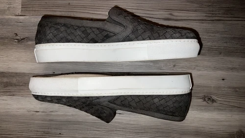 M. Gemi 42 Cerchio Dove Gray Woven Nubuck Leather Slip On Loafers Shoes - Picture 5 of 7