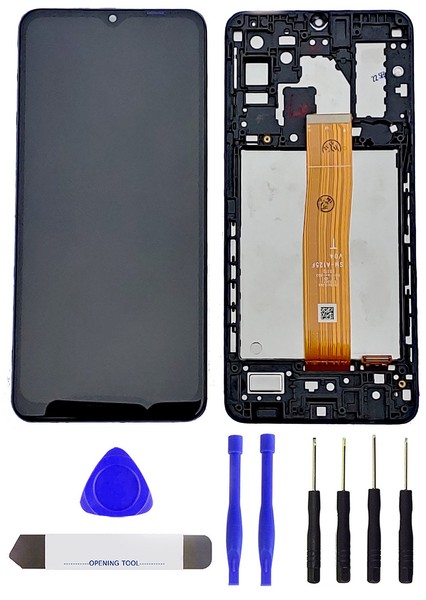 Lcd Display Bildschirm Set Touchscreen Rahmen F Samsung Galaxy A32 5G 2021 A326B-image