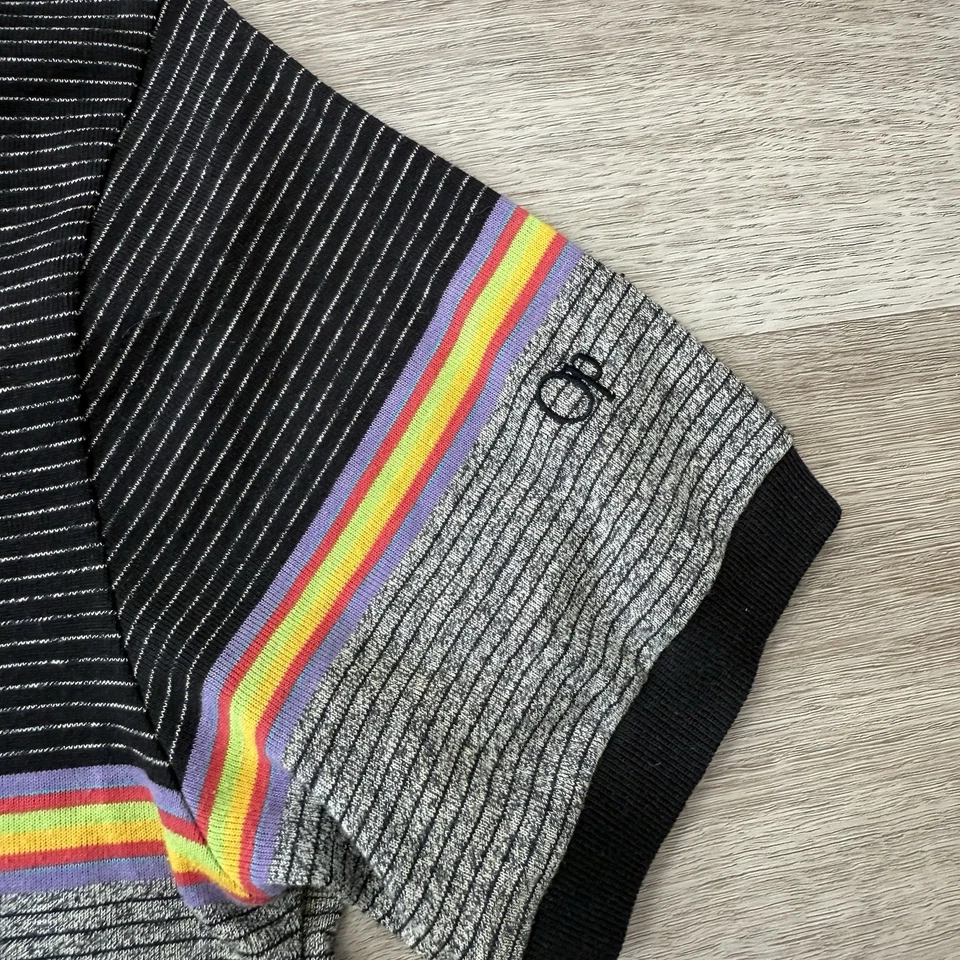 Vintage 70s 80s Ocean Pacific OP USA Terry Cloth Polo Shirt Surf Striped Size M - Image 4 of 4