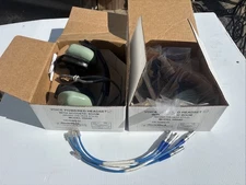 Two David Clark Company Sound Powered Headsets w/Acoustic Boom H5040 16298G-03