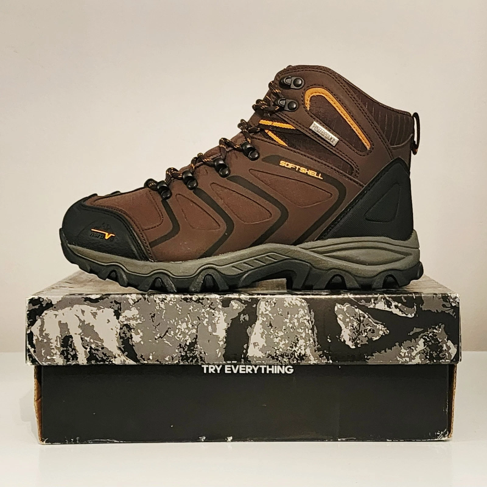 NORTIV 8 Men's Waterproof Hiking Boots Outdoor Trails Camping Trekking Boots
Opens in a new window o