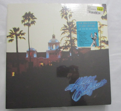 EAGLES HOTEL CALIFORNIA SEALED w/HYPE VINYL LP L59
