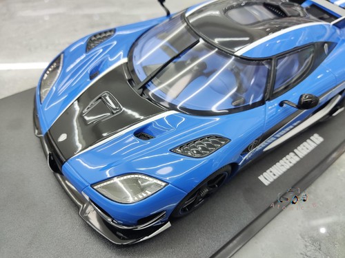 GT Spirit 1:18 Koenigsegg Regera Blue Black top simulation resin car model - Picture 11 of 16