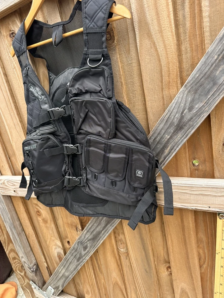 Ogio Flight Moto Vest Only Motorcycle Black - Image 2 of 4