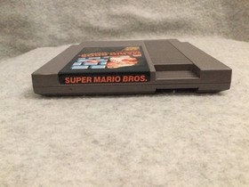 Vintage Nintendo NES Super Mario Bros W/ Black Box, Instructions, Poster, Sleeve