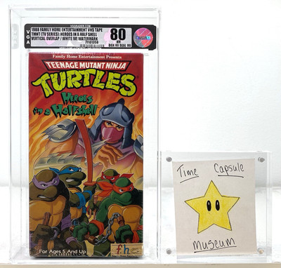 TMNT Teenage Mutant Ninja Turtles Heroes in a Half Shell VHS New Sealed VGA 80