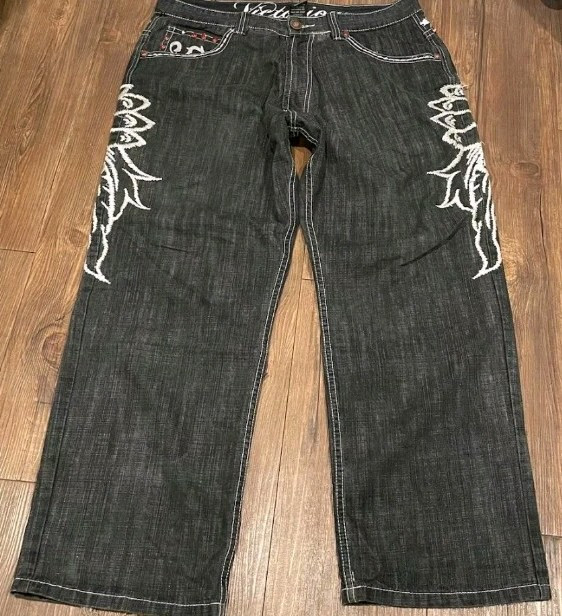 【L】Ninety-nine Genesis embroidered denim Genesis embroidered denim – Ninety-nine