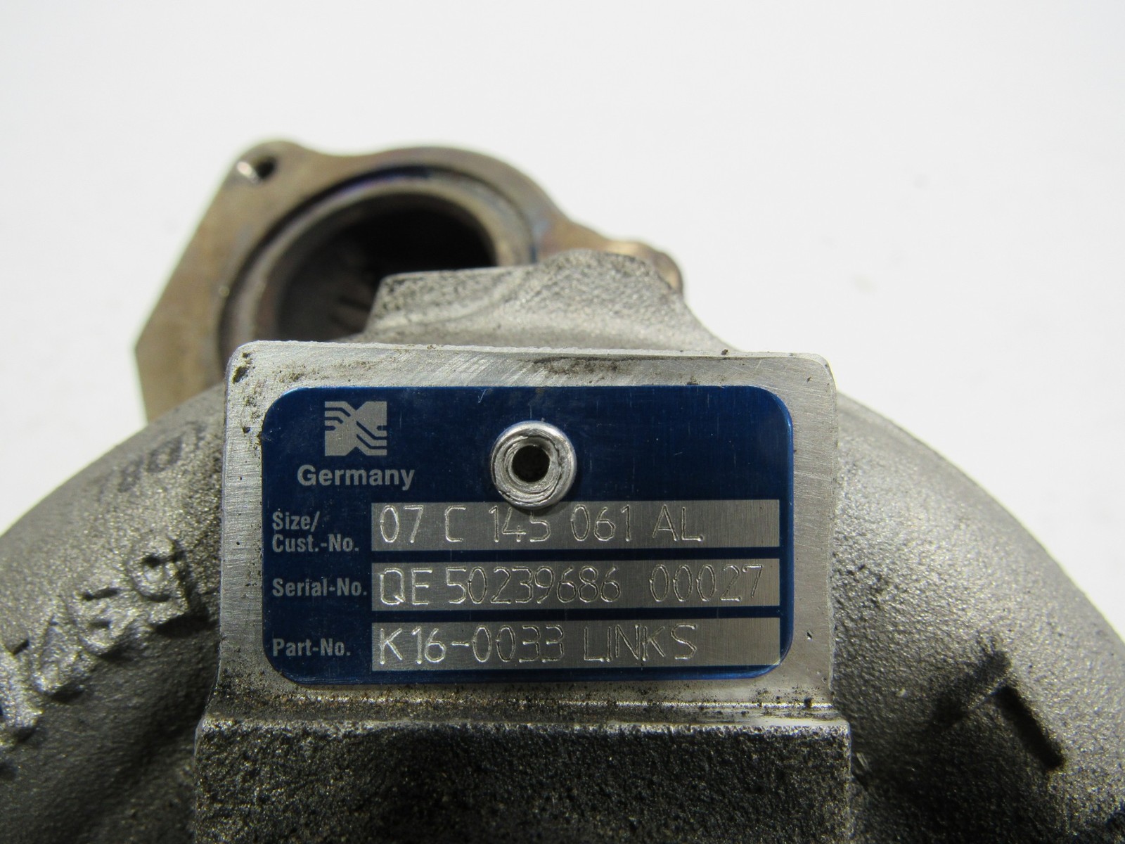 12-18 Bentley Continental GT W12 2015 6.0L Front Left Turbo Turbocharger |:A