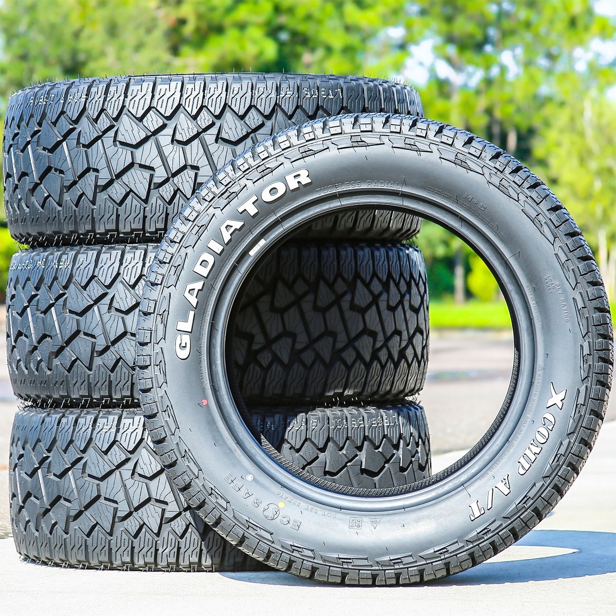 4 Tires Gladiator X Comp A/T LT 33X12.50R18 Load E 10 Ply AT All 