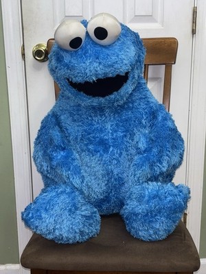 RARE 2019 GUND Sesame Street Cookie Monster Plush Large 36