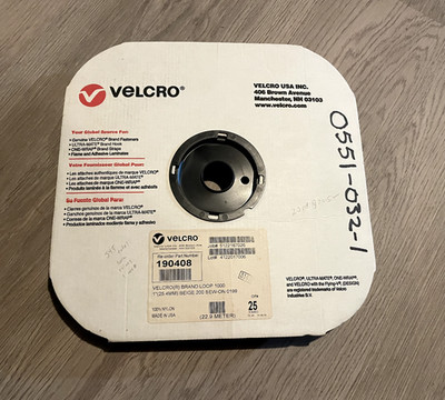 VELCRO  BRAND 1'' Hook Sew-on 0199 Fastener - 25 Yards - Color ''Beige'' 