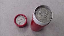 British Threepence Coin Roll Bank Tube Original