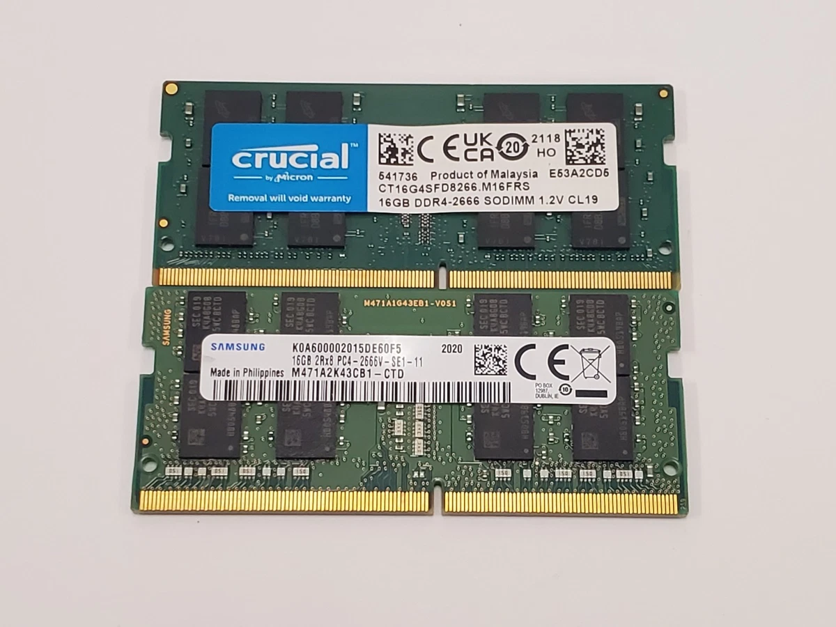 16 GB SO-DIMM Computer Memory (RAM) 2 Modules for sale | eBay